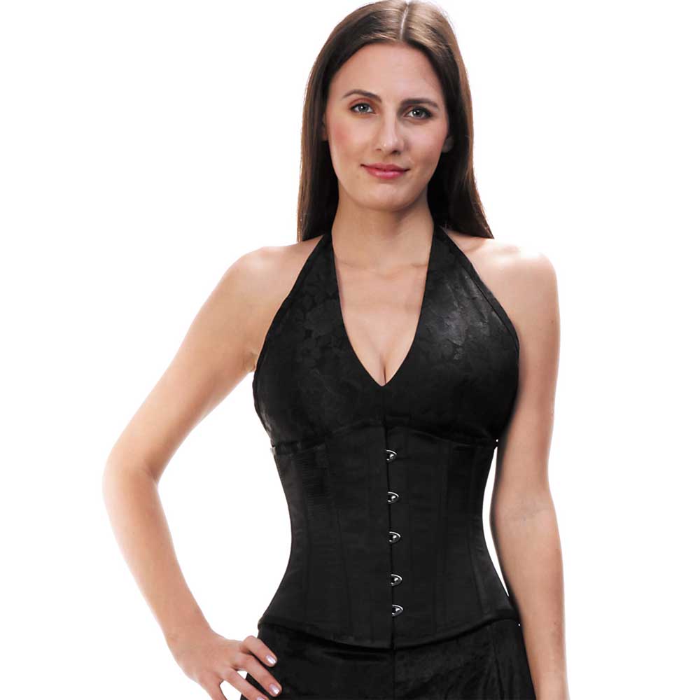 Attitude Corsets - Faëlándel Underbust korset - Zwart